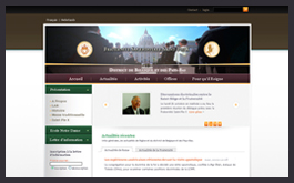 Website design based on Drupal CMS
